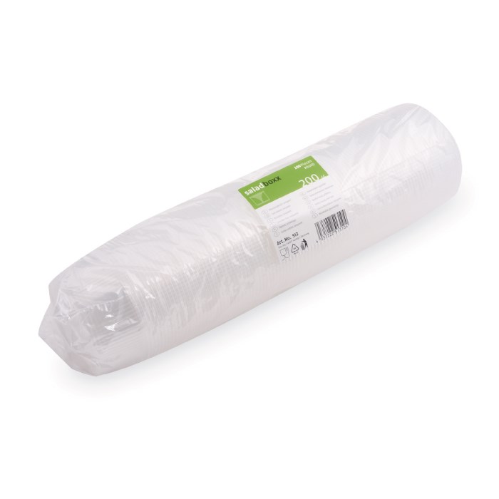 Okrúhla miska priehľadná 0,2 l, 100 ks, (PP)