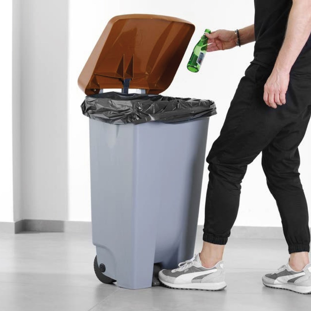 víko hnědé k nádobě na odpadky s pedálem (873458)