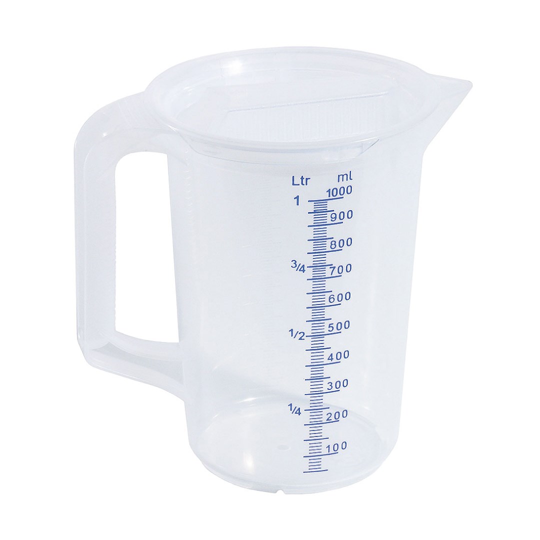 odměrka s víčkem 1 l polypropylen