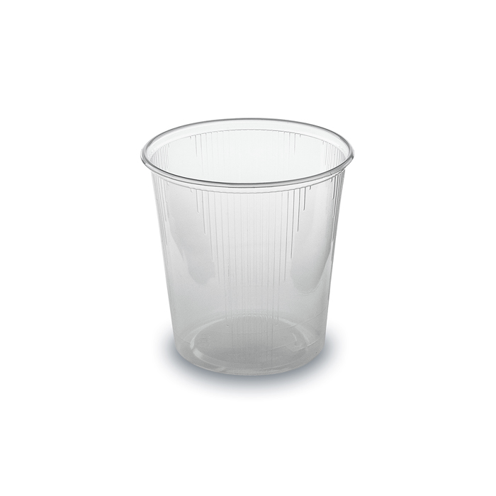 miska guľatá 500ml, 100ks priehľadná (PP)
