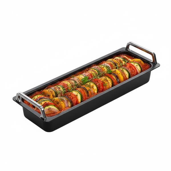 Gastronorm nádoba s uchami, GN 2/4-5,5 cm, vhodná pre indukčné varné dosky