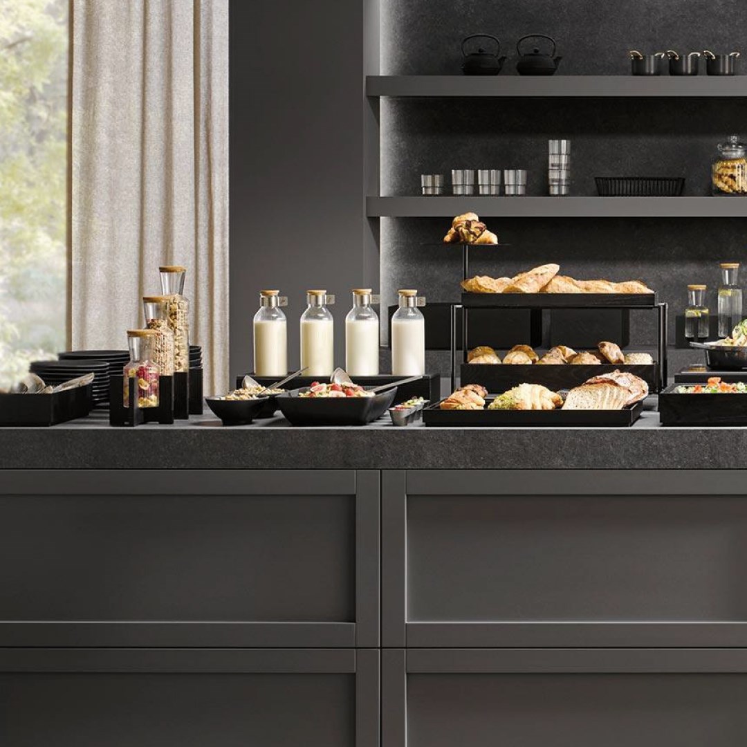 Miska NERO průměr 12,5cm, melamin černá