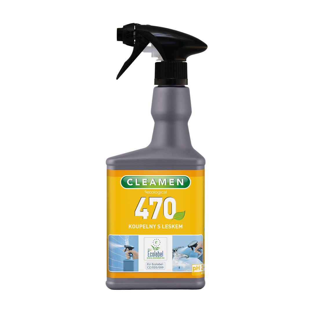 Cleamen 470 na kúpeľne s leskom ECO 550 ml s rozprašovačom