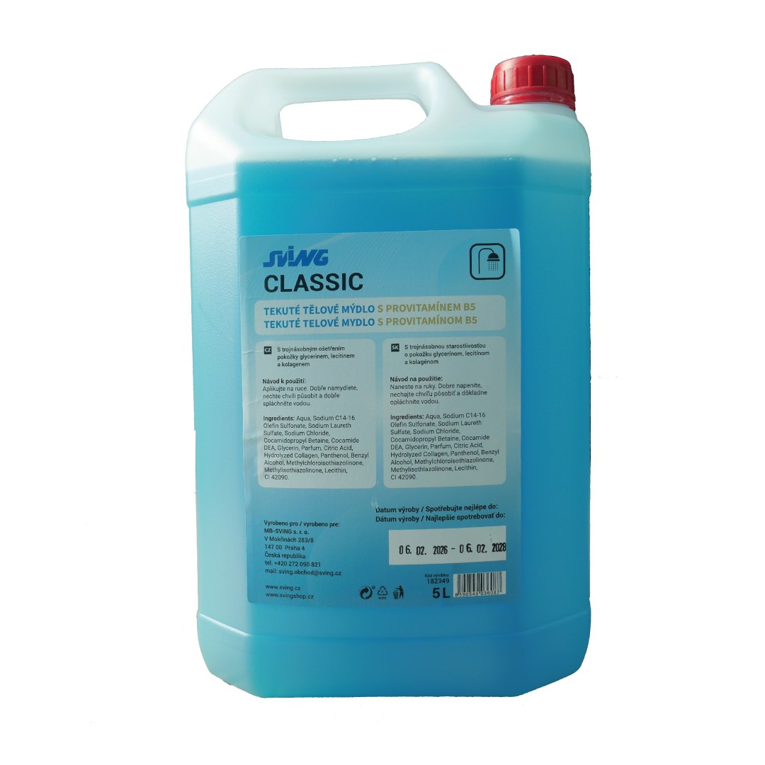 mydlo tekuté 5 l modré CLASSIC