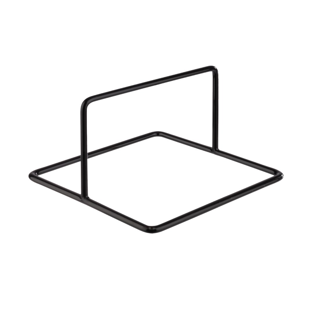 Bufetový stojan, kovový, čierny