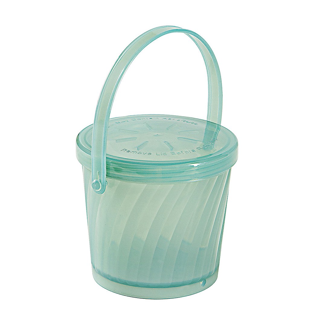 miska na polievku opakovane použiteľná 500 ml PP zelená s uchom