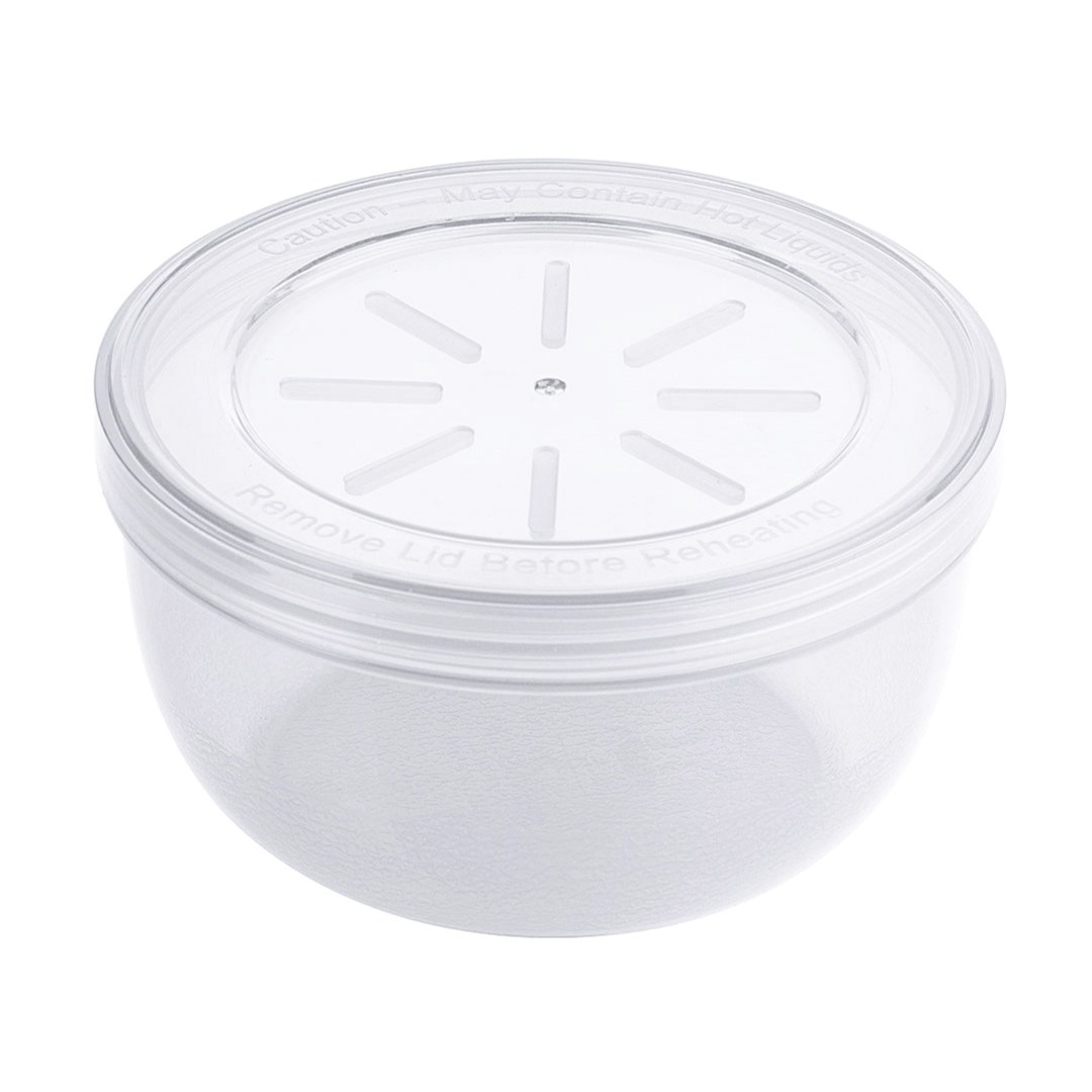 Miska na polievku opakovane použiteľná, 350 ml, PP, biela