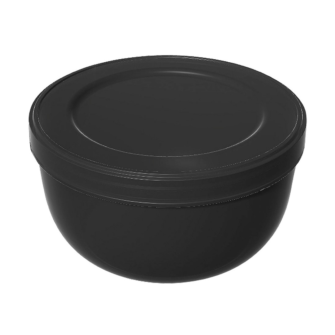 Miska na polievku opakovane použiteľná, 350 ml, PP, čierna