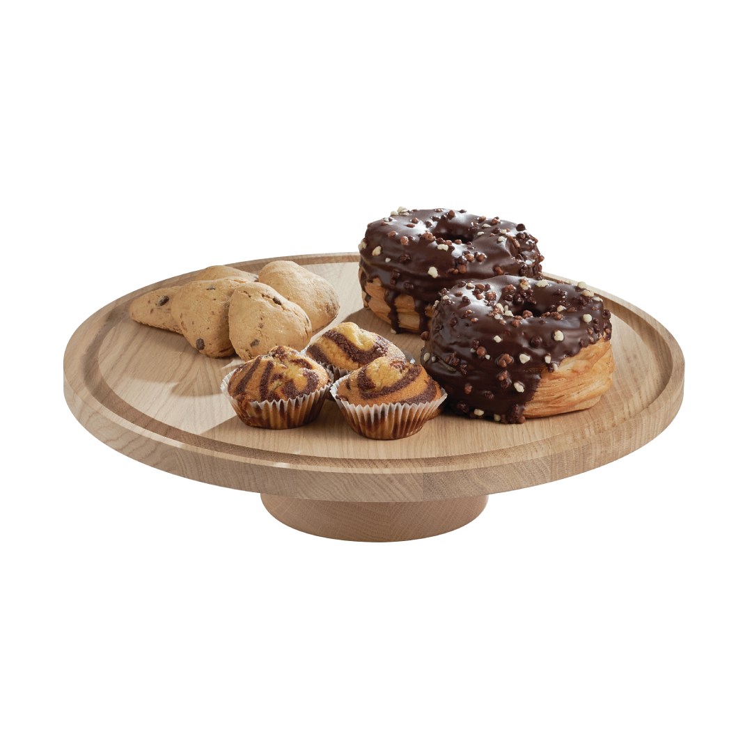 Drevený stojan VALO, okrúhly