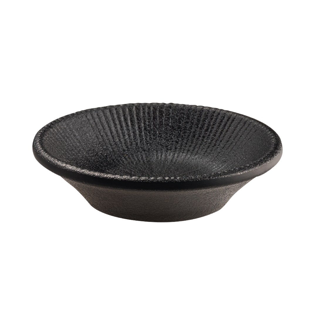 miska Nero 8 cm melamín čierna