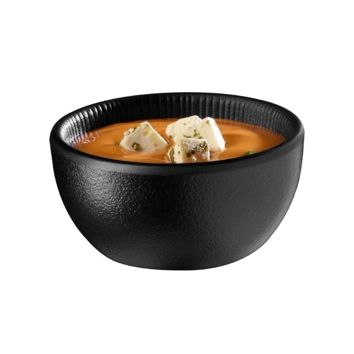 Melamínová miska NERO, 7 cm, čierna