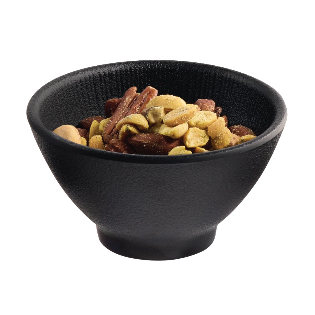 miska Nero 10 cm melamín čierna