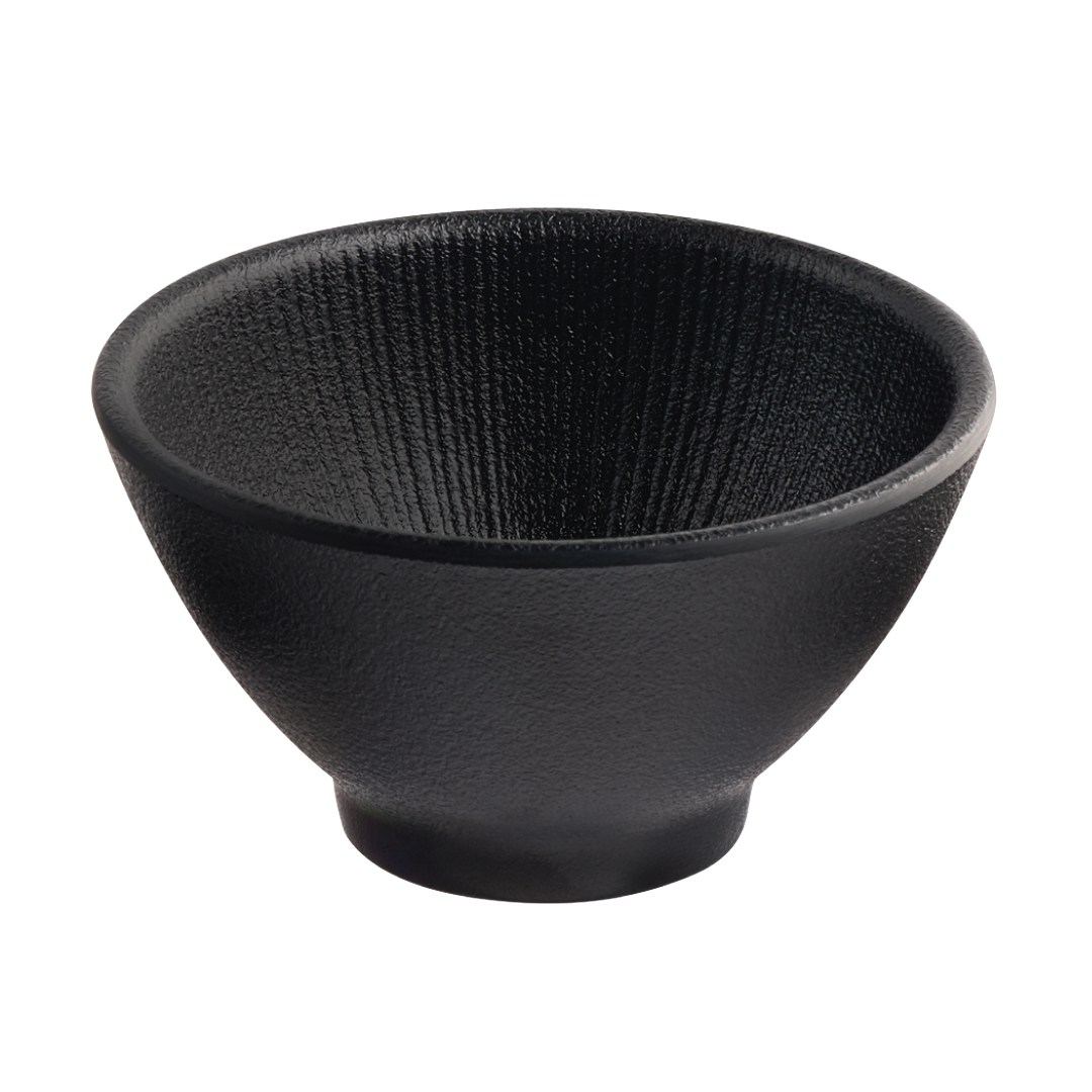miska Nero 10 cm melamín čierna