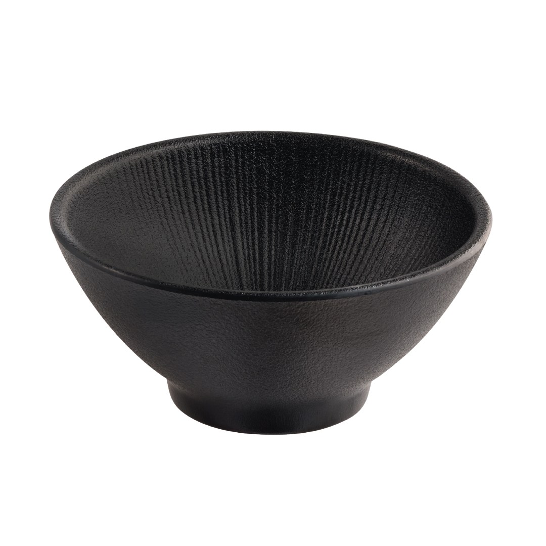 miska Nero 13 cm melamín čierna