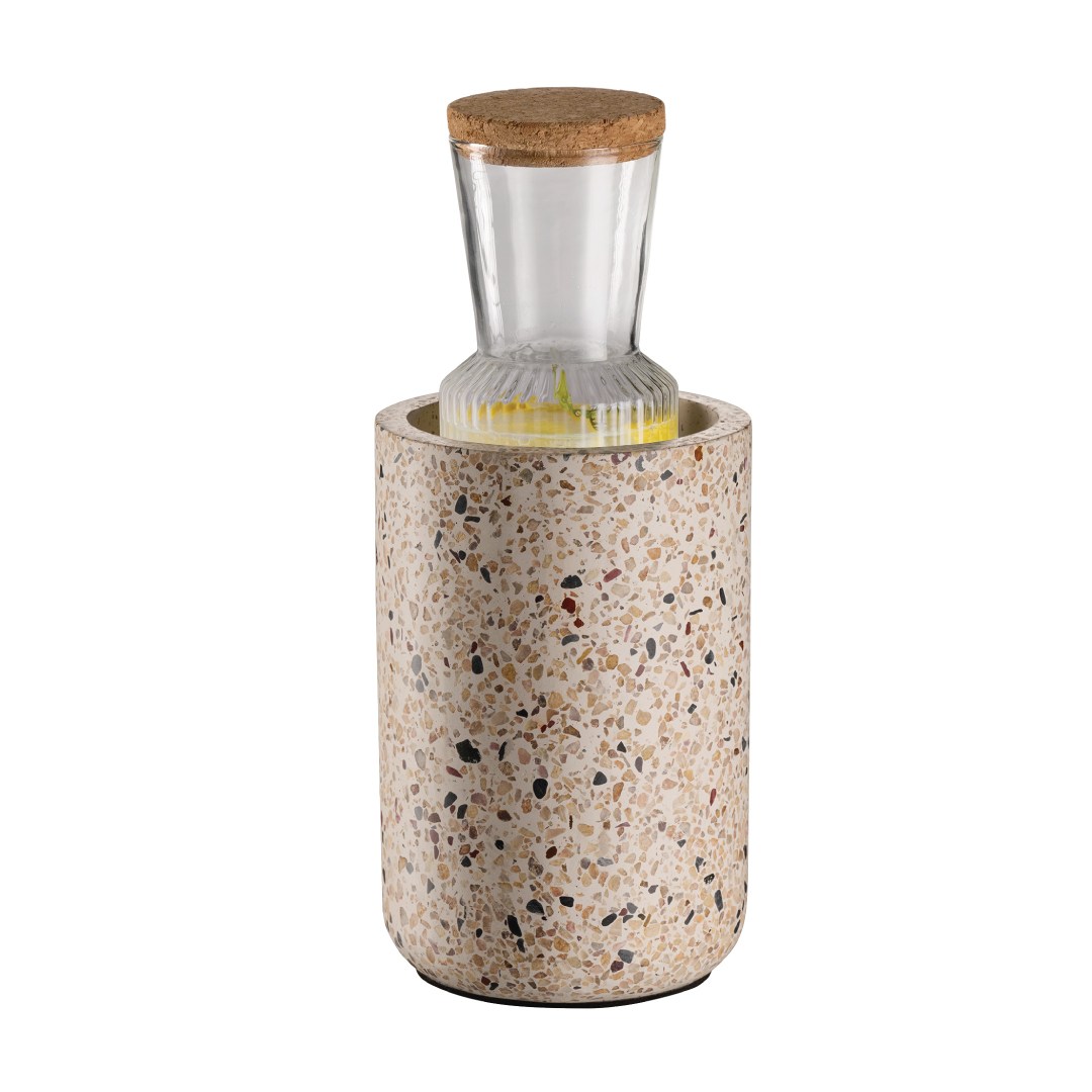 Chladič na víno TERRAZZO, priemer. 12,5/10 cm, v. 19 cm, betón