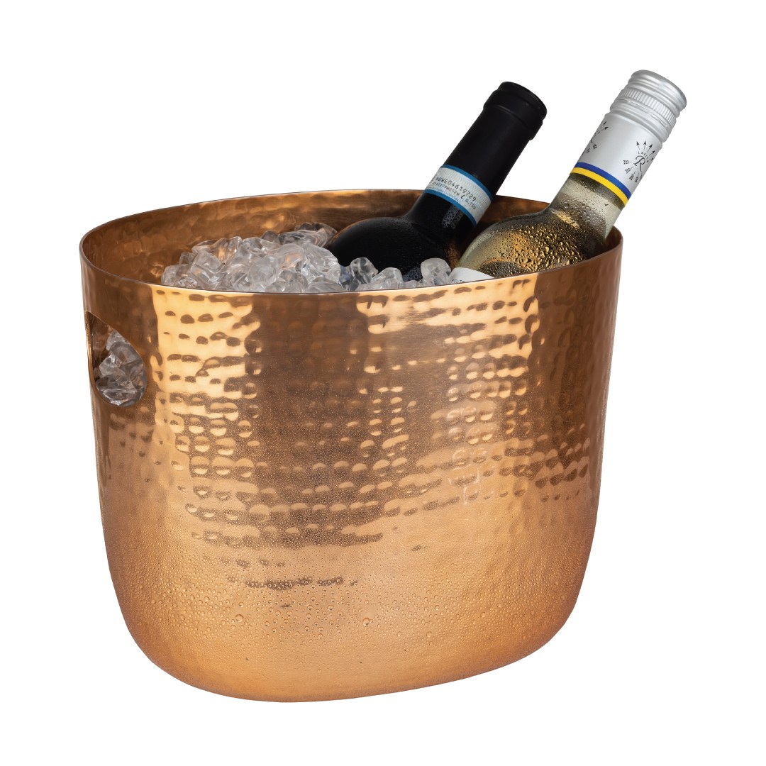 chladič na sekt/víno 25,5x19x20 cm 3,9l hliníkový, farba meď