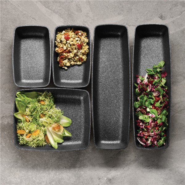 miska FROSTFIRE GN 1 32,5x26,5cm hliník šedá