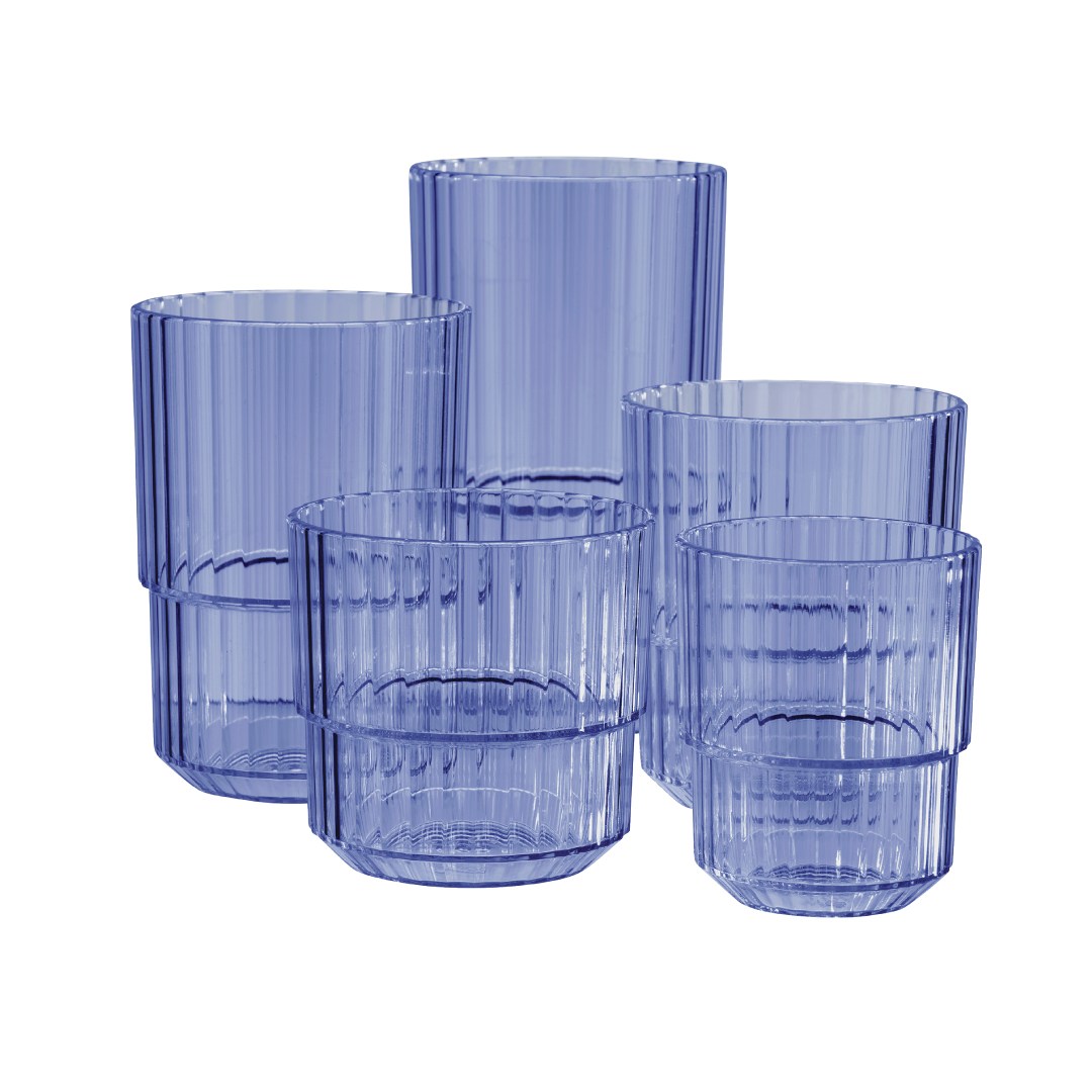 Nerozbitná odlievka Linea 0,15 l tritán modrá