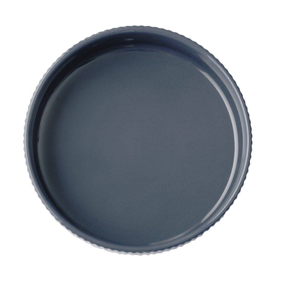 Miska THE GRID 16 cm, porcelánová, modrá