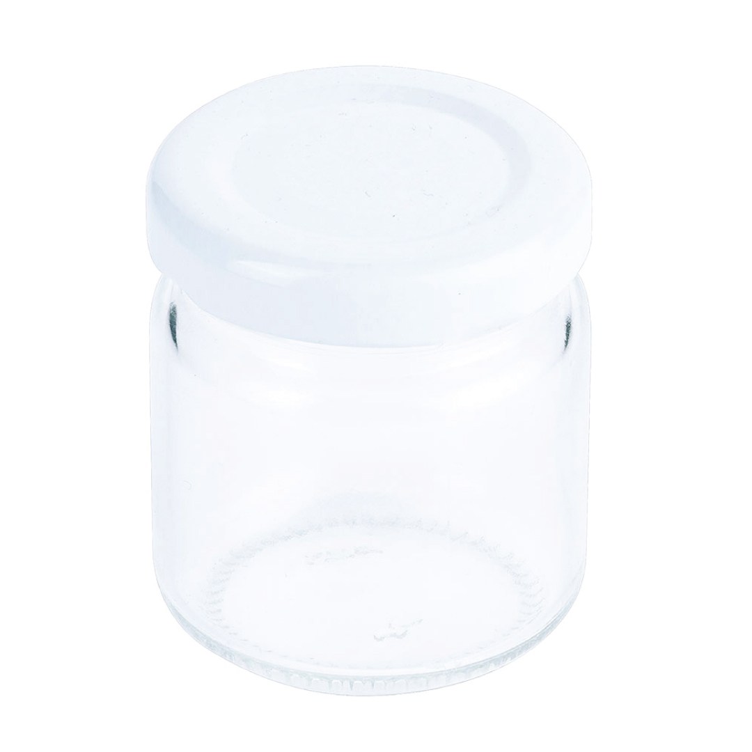 Poháre na marmeládu, 50 ml, skrutkovacie viečko, 8 ks