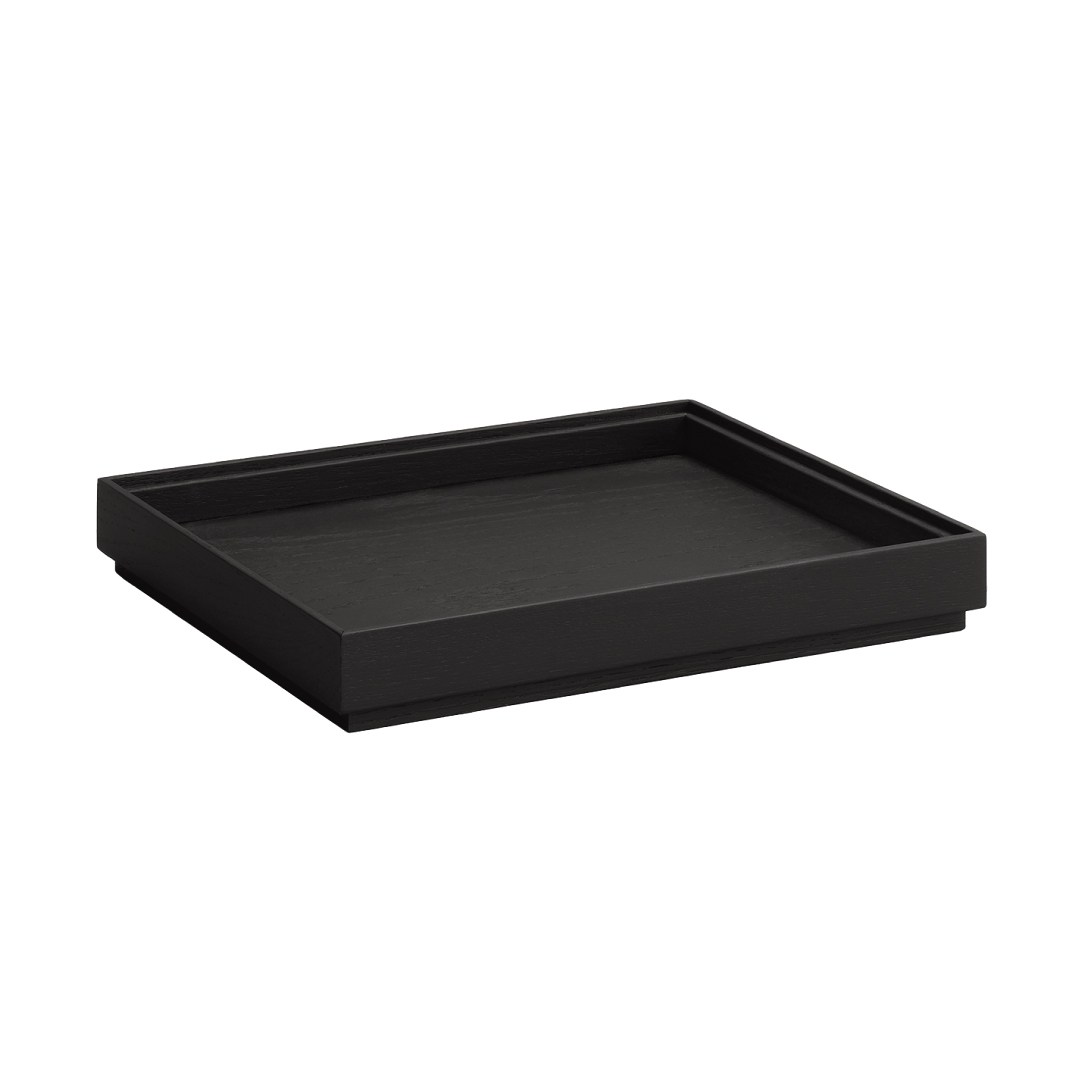 box GN1/2 VALO v.4,5 cm drevený čierny