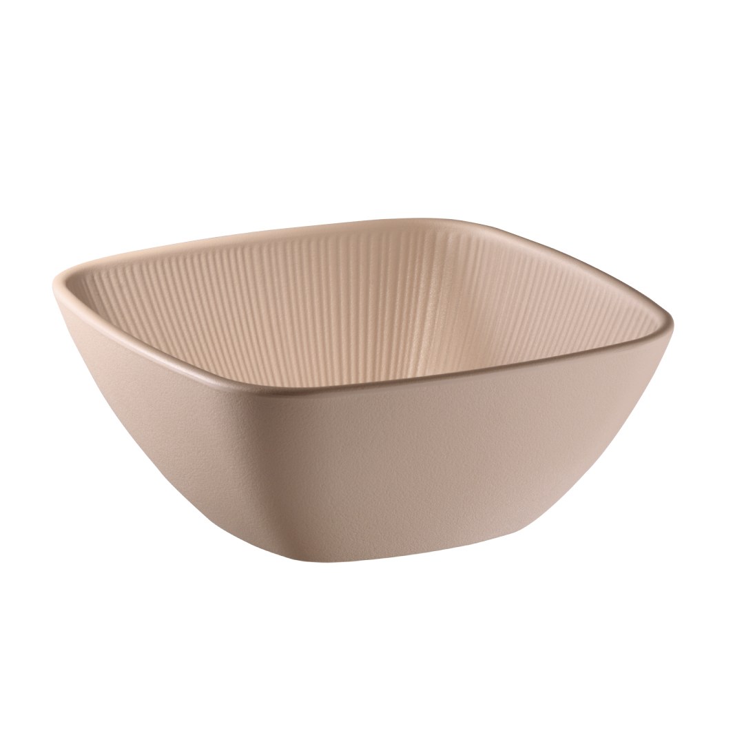 miska NERO 19,54x19,5 cm výška 8 cm melamín béžová