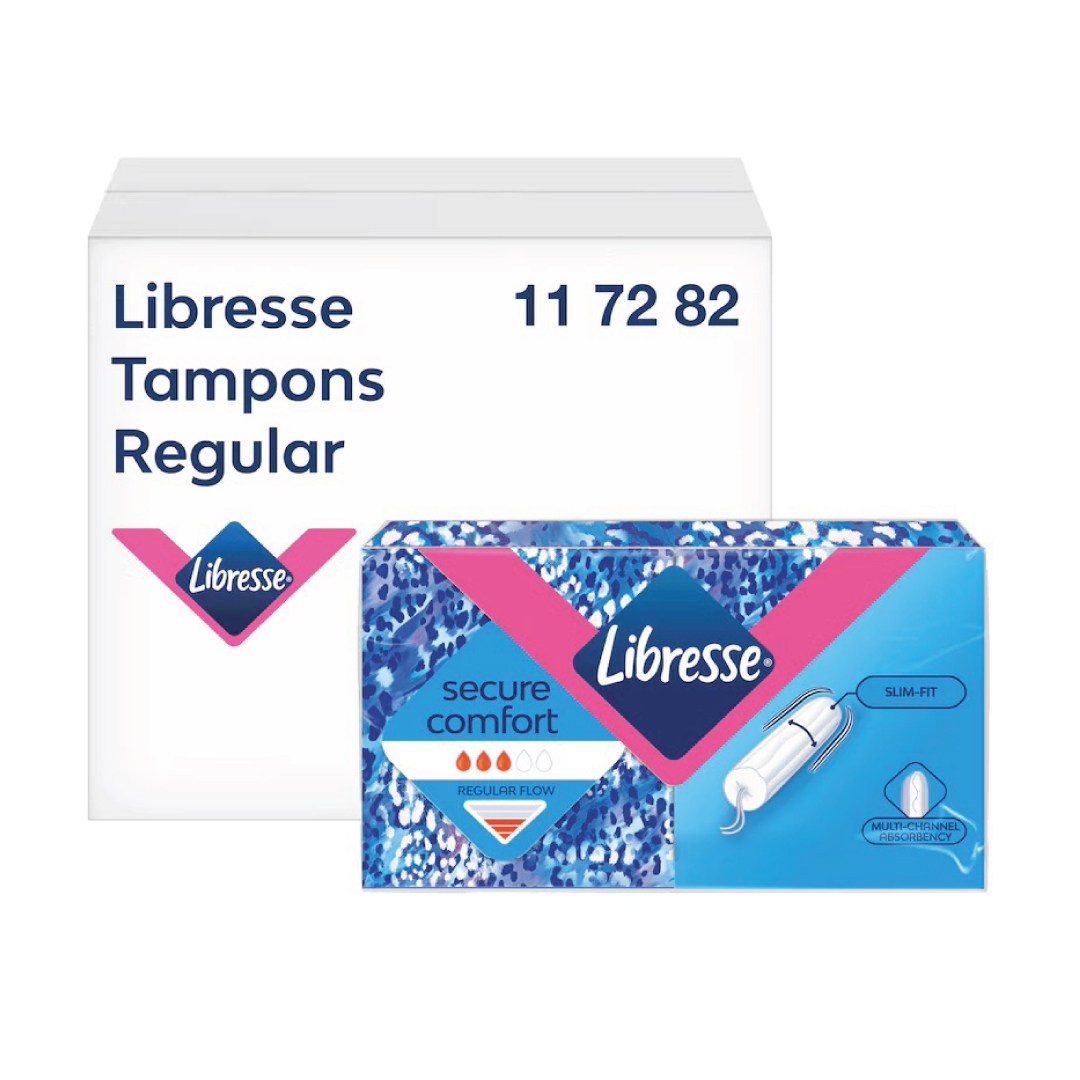 Libresse tampóny Discreet Normal, kartón 384 ks P3