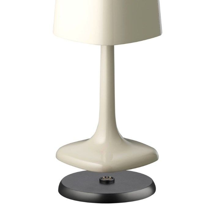 Stolová lampa SOHO, svetlo šedá, výška 21,5 cm