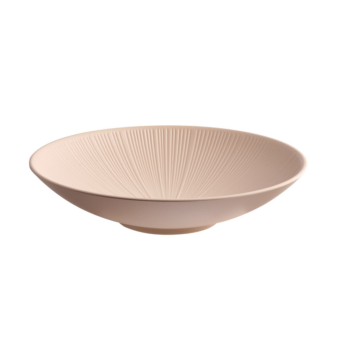 bowl Nero 35 cm melamin beige