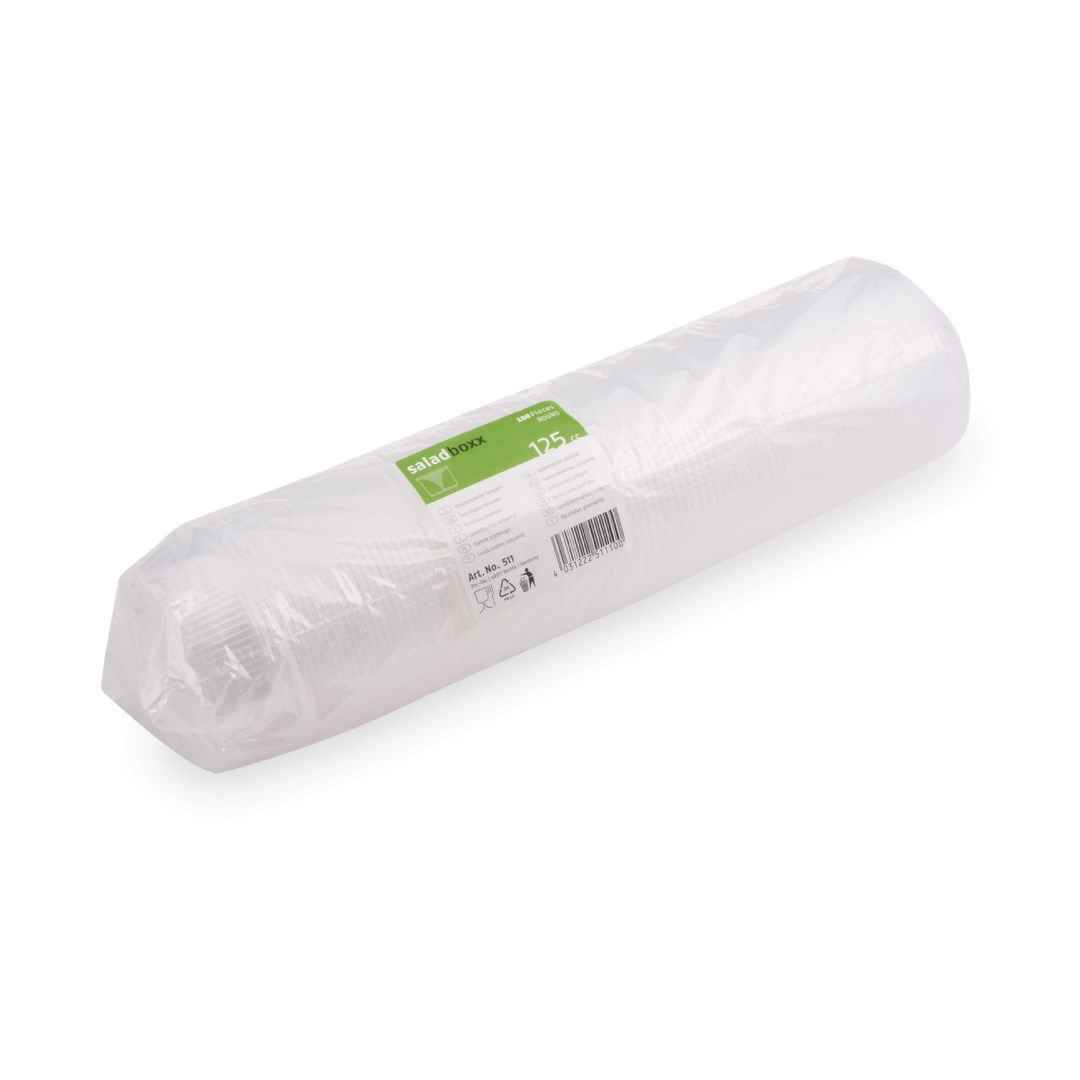 miska guľatá 125ml, 100ks priehľadná (PP)