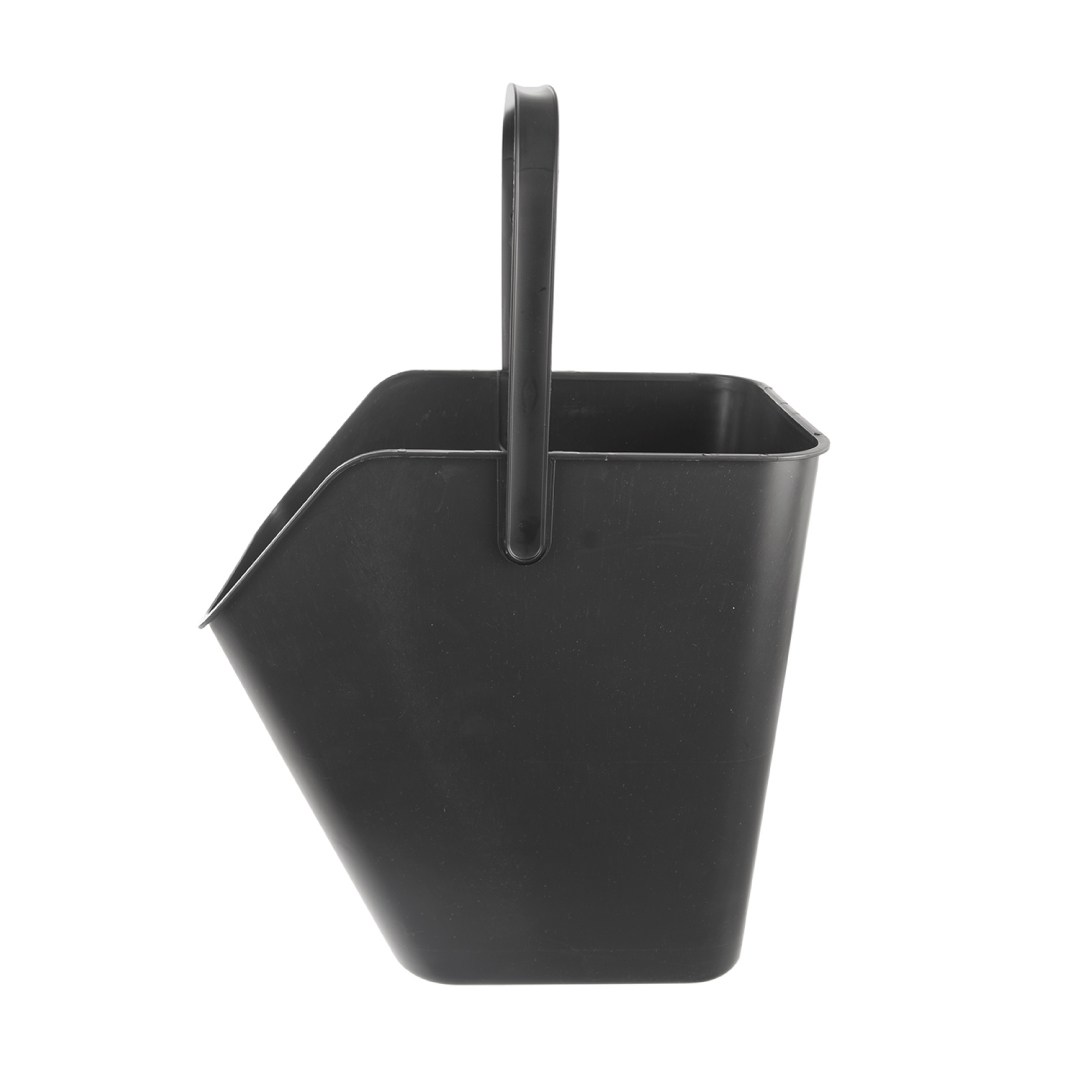 waste sorting bin 25l, 37.5x25x38, black/yellow plastic