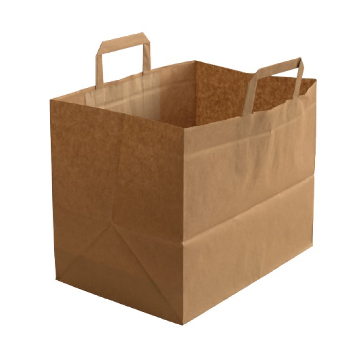Papierová taška na menuboxy