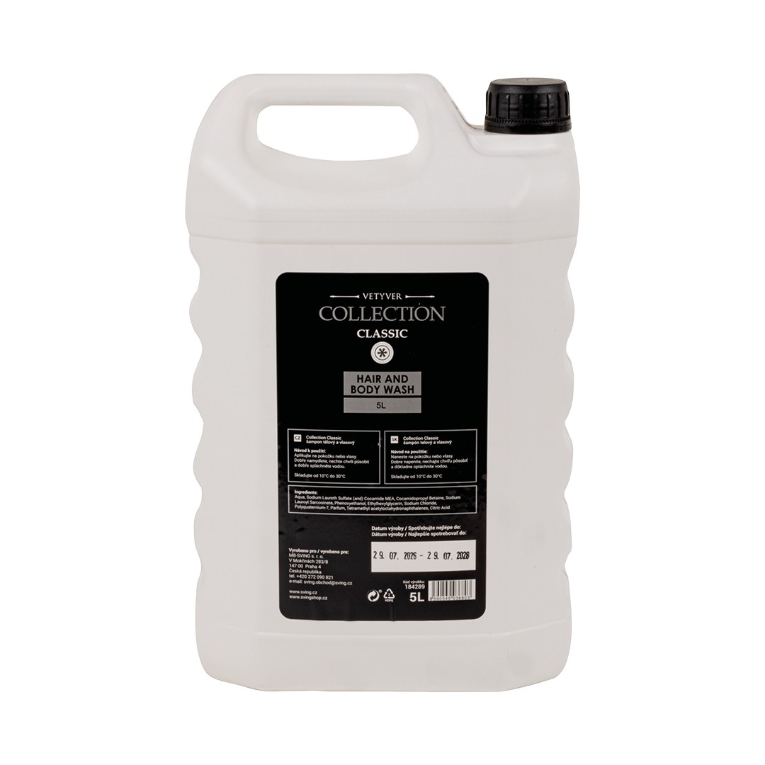 Body and hair shampoo 5 l Collection Classic