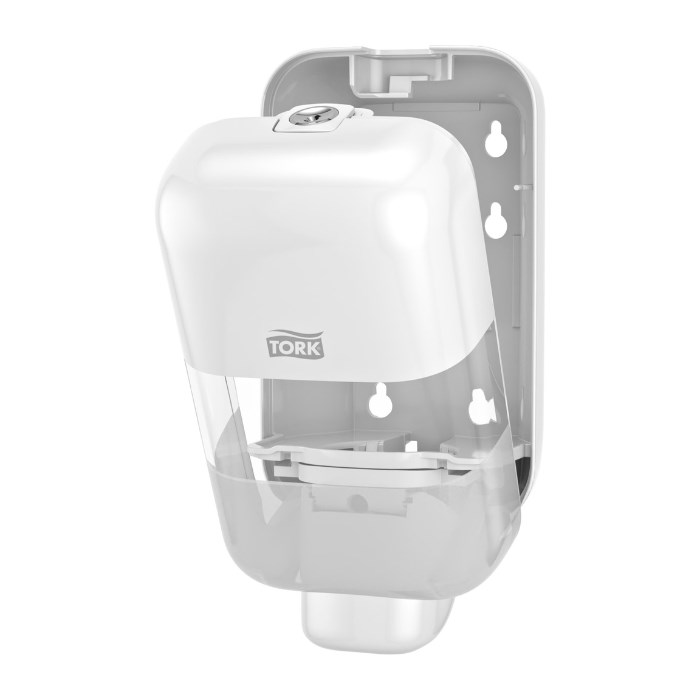 dispenser for foam, liquid soap and disinfectant S-Box Mini white S5