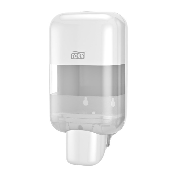 dispenser for foam, liquid soap and disinfectant S-Box Mini white S5
