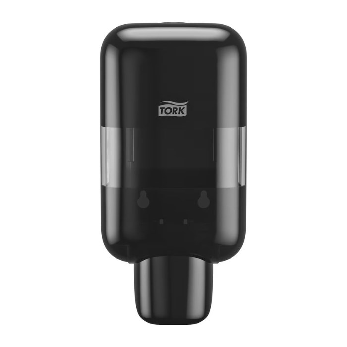 S-Box Mini black S5 foam, liquid soap and disinfectant dispenser