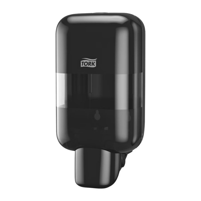 S-Box Mini black S5 foam, liquid soap and disinfectant dispenser
