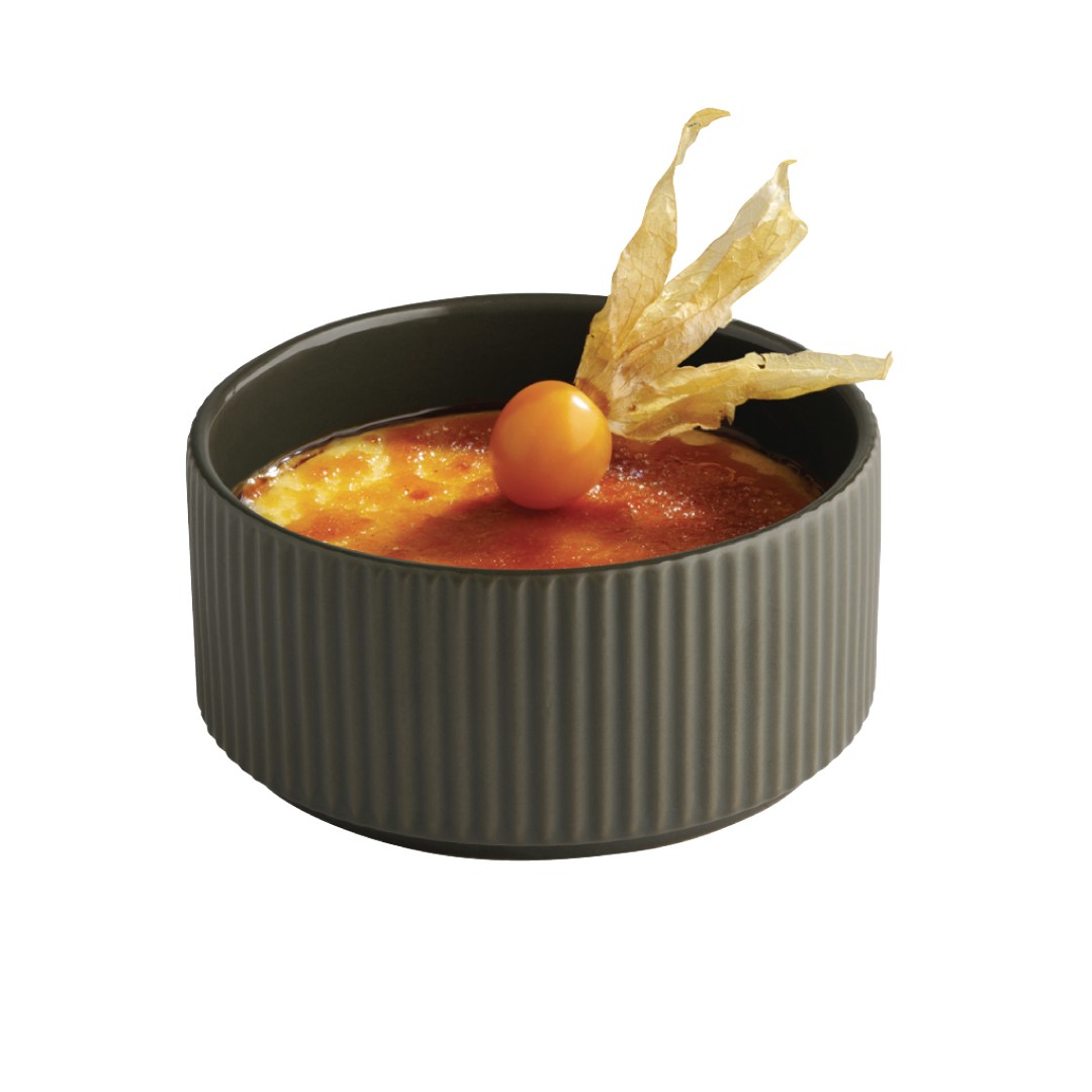 THE GRID bowl, porcelain, brown, diameter 12.5 cm, height 6 cm, 350 ml