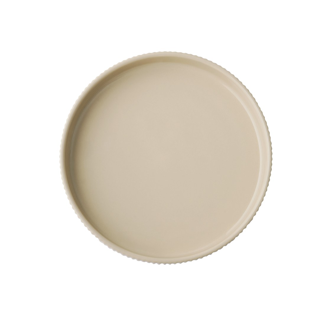 Misa / tanier THE GRID, porcelán, béžová pr. 20 cm, v. 4 cm, 450 ml