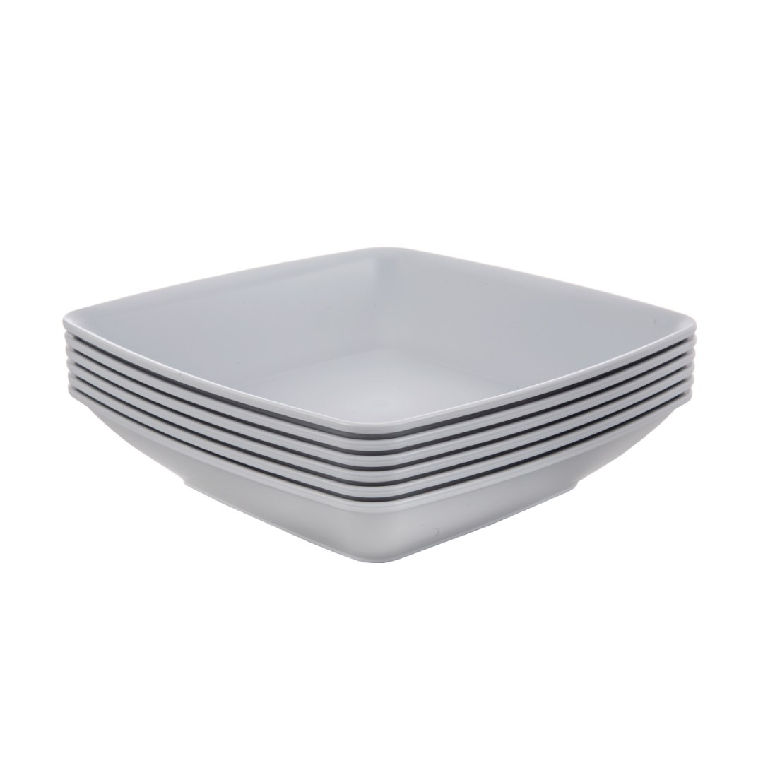 Plate deep SANDY UH 17,5x17,5 cm grey