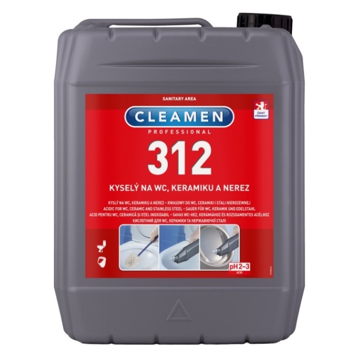 Cleamen 312 WC for stainless steel and ceramics acidic 5 l