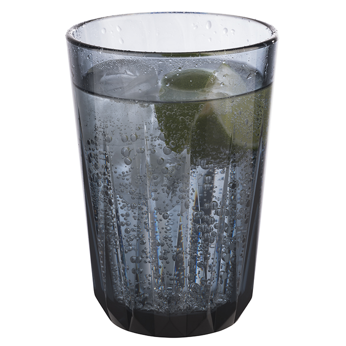 poháre CRYSTAL Tritan, 0,15 l, priemer. 7 cm, v. 9,5 cm, sivá