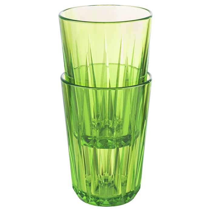 poháre CRYSTAL Tritan, 0,15 l, priemer. 7 cm, v. 9,5 cm, zelená