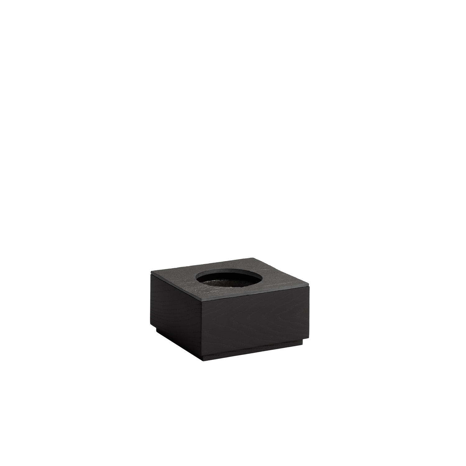 box GN 1/6 VALO, dubové drevo, čierna, 17,6 x 16,2 cm, v. 8,5 cm