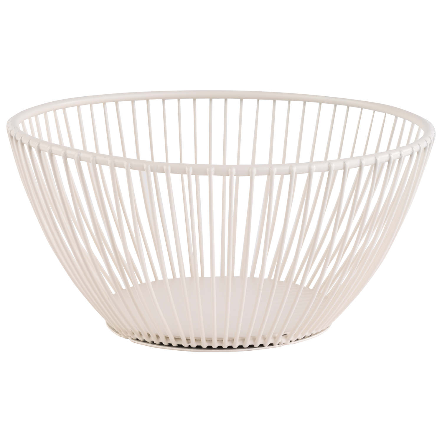 Basket -SVART- O 17,5 cm, h: 8 cm metal colour: whisper white