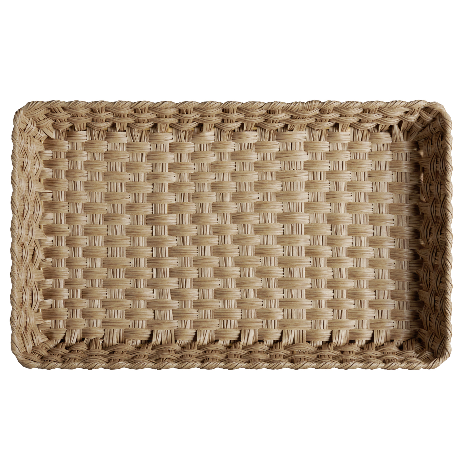 košík TWIRL GN 1/1, polypropylén, hnedá, 53 x 32,5 cm, v. 6,5 cm