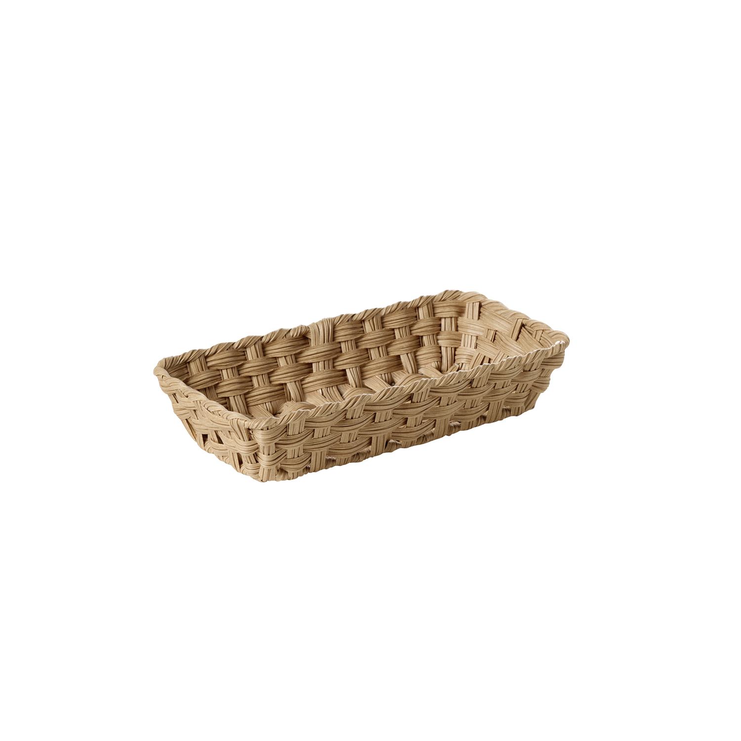 košík TWIRL GN 1/3, polypropylén, hnedá, 32,5 x 17,6 cm, v. 6,5 cm
