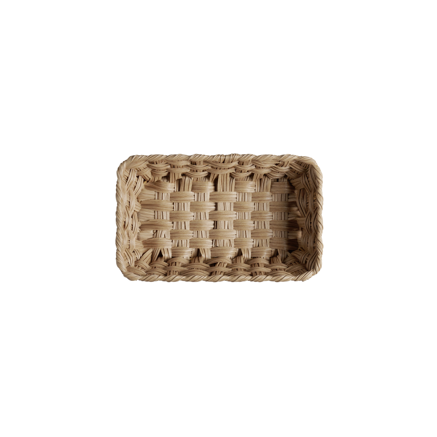 košík TWIRL GN 1/4, polypropylén, hnedá, 26,5 x 16,2 cm, v. 10 cm