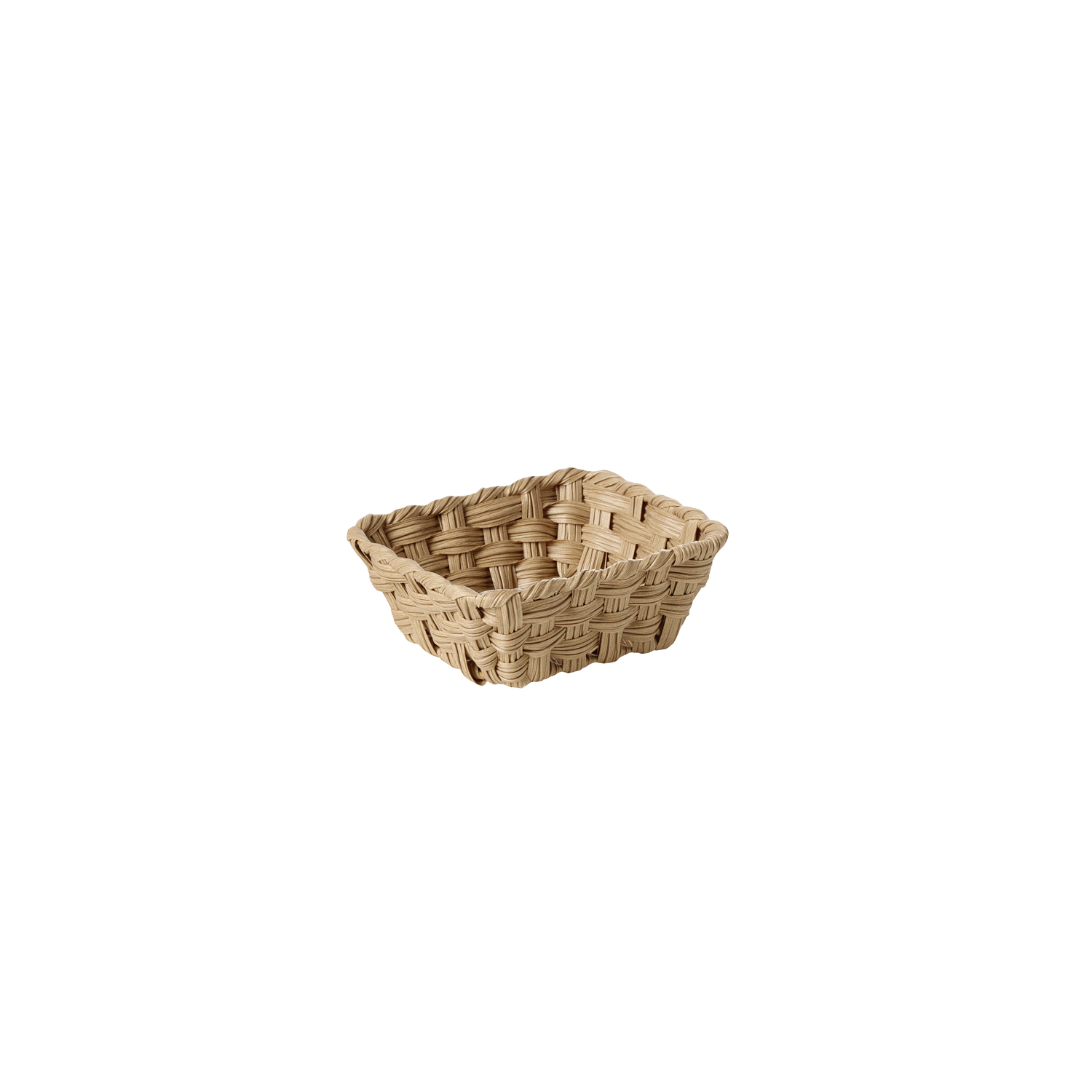 košík TWIRL GN 1/6, polypropylén, hnedá, 17,6 x 16,2 cm, v. 6,5 cm