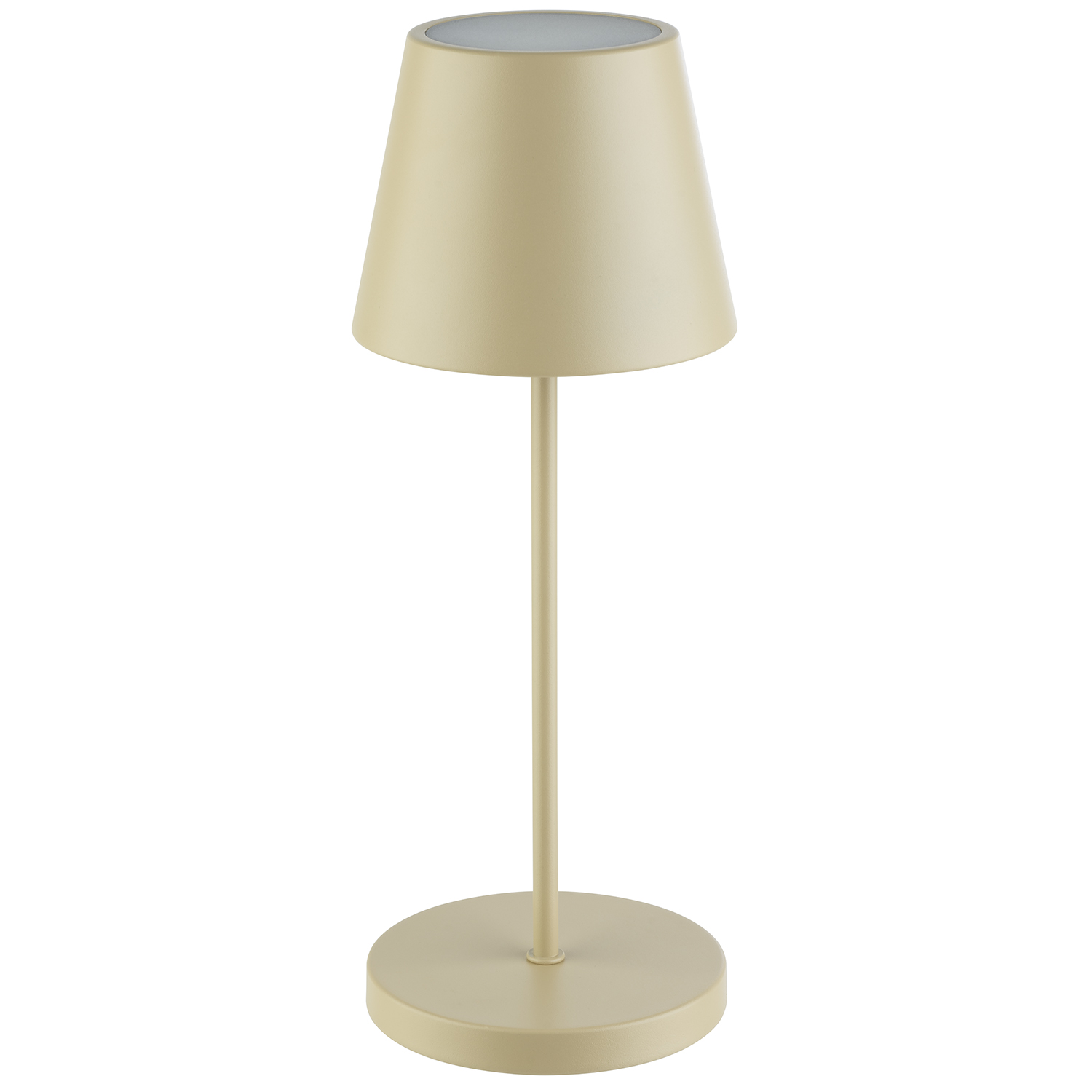 lampa stolná MERLE, kov, piesková, priemer. 11 cm, v. 30,5 cm